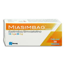 Miasimbag 28 Tabletas Ezetimiba/Simvastatina 10 mg/20 mg