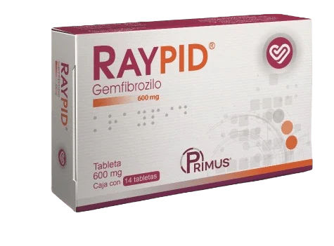 RAYPID Gemfibrozilo 600 mg 14 tabletas