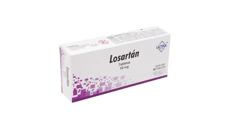 Losartán 50mg 30 tabletas ULTRA