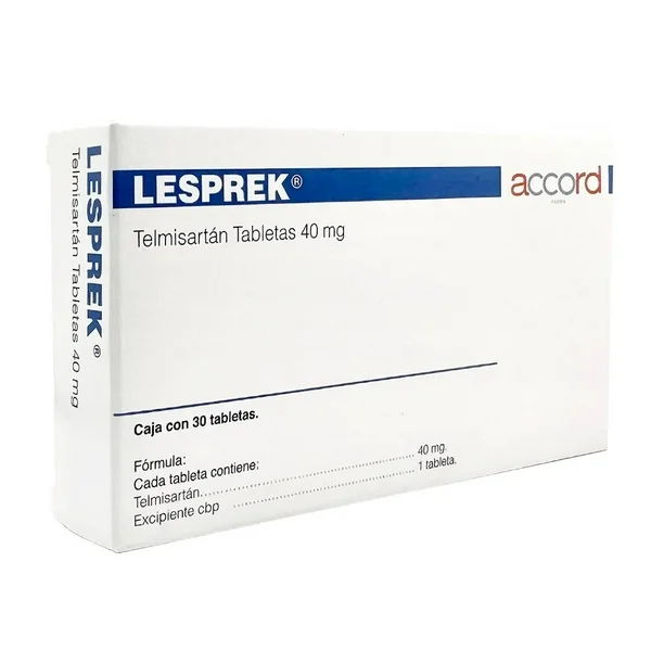 Lesprek Telmisartán 40 mg 30 tabletas