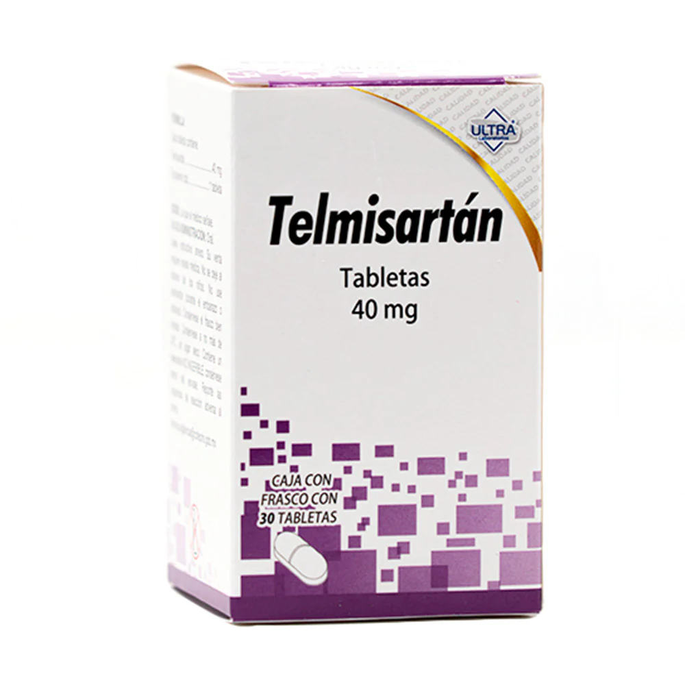 Telmisartán 40mg 30 tabletas