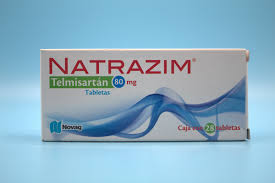 Natrazim 80mg Telmisartan 28 tabletas