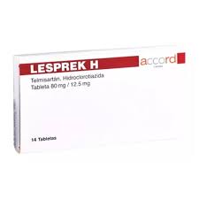 LESPREK H 14 tabletas  telmisartan 80mg/hidroclorotiazida 12.5mg 
