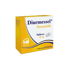 Diurmessel furosemida 40mg 20 tabletas
