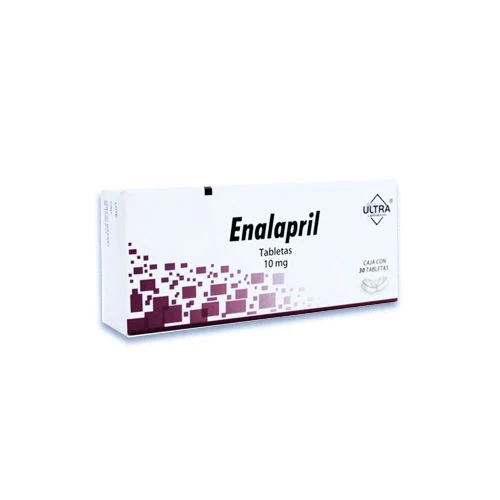 Enalapril 10 mg 30 tabletas ULTRA 