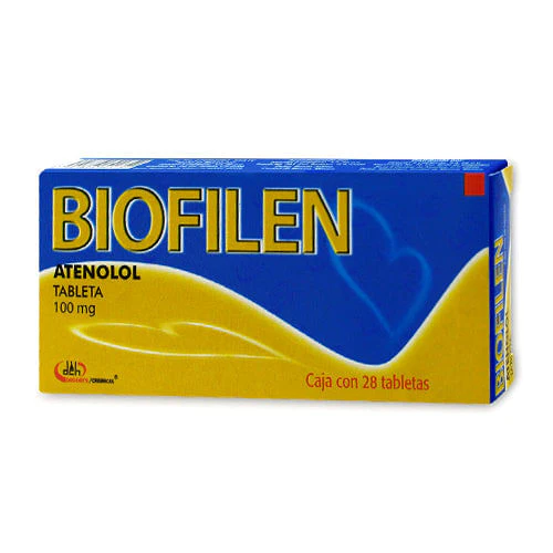 Biofilen 100mg Atenolol 28 tabletas