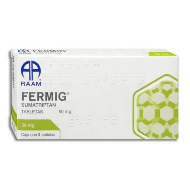 fermig sumatriptan 50 mg 2 tabletas