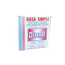 GASA ESTERIL 10CMX10CM (DIBAR) 10PZAS