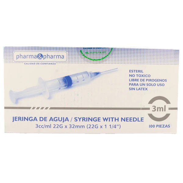 JERINGA (PHARMAyPHARMA)22GX32MM3ML100PZS