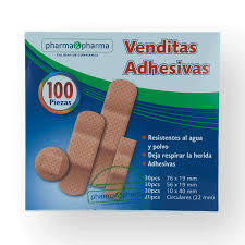 VENDITAS ADHESIVAS DIF TAMAÑOS 100PZS