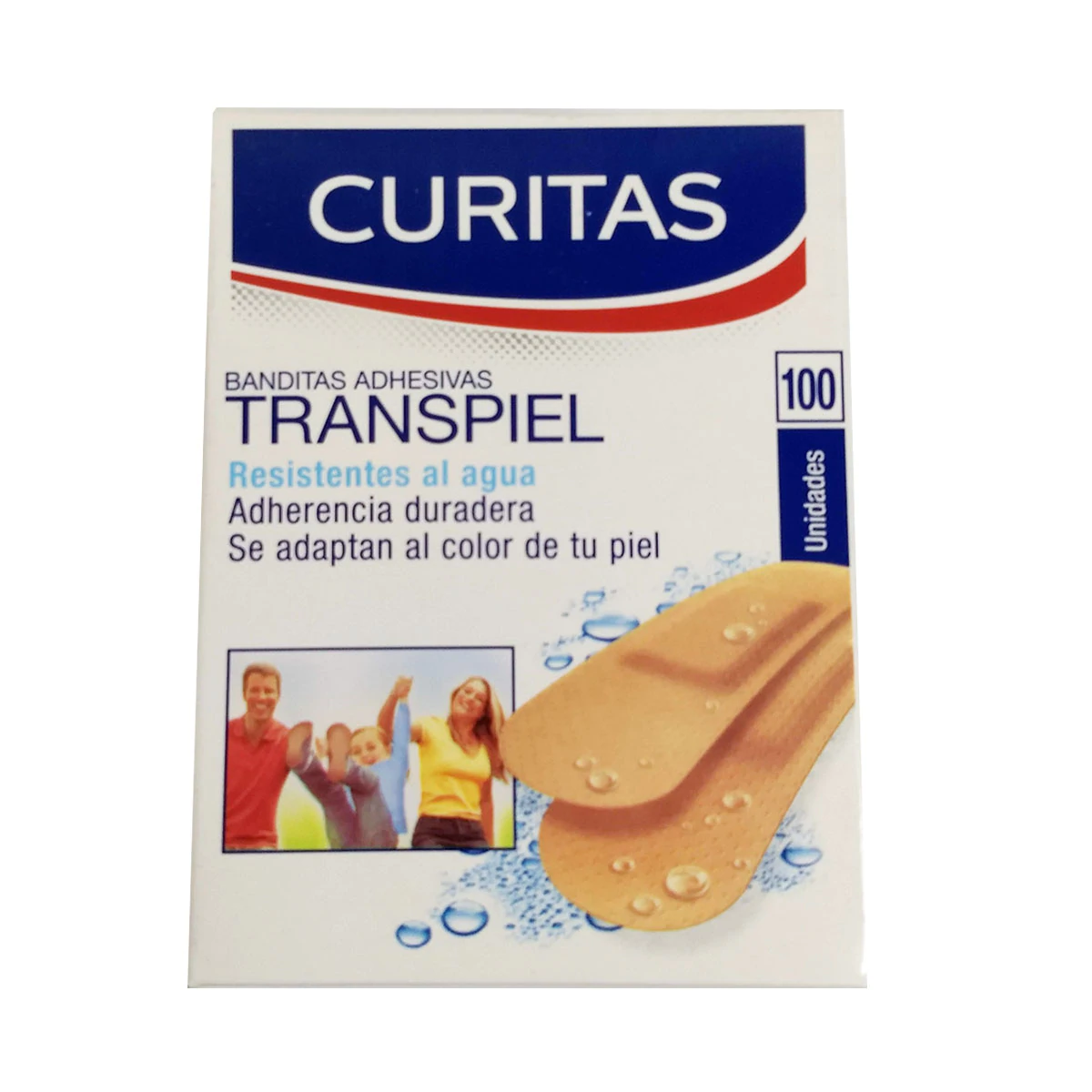 CURITAS BANDITAS ADHE TRANSPIEL 100PZAS