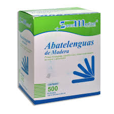 ABATELENGUAS (SENSI MEDICAL) 500PZS