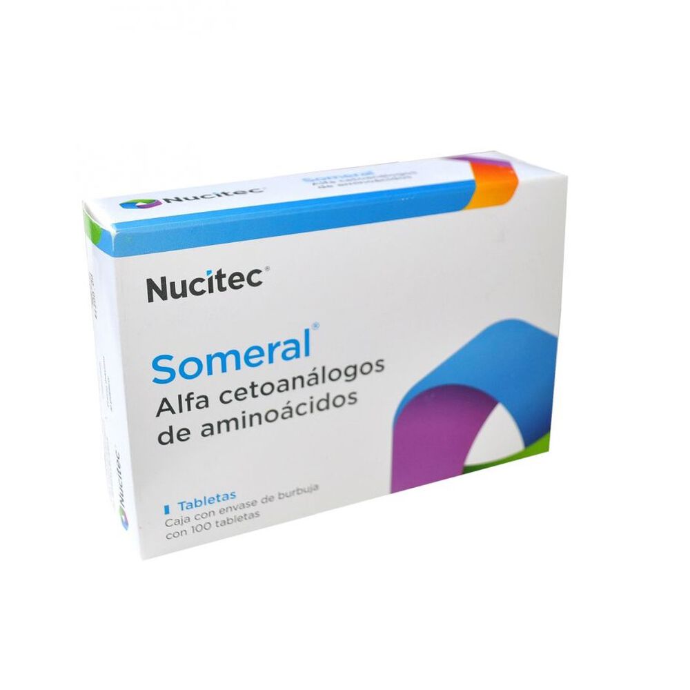 SOMERAL (ALFA CETO DE AMINO) 100TABS