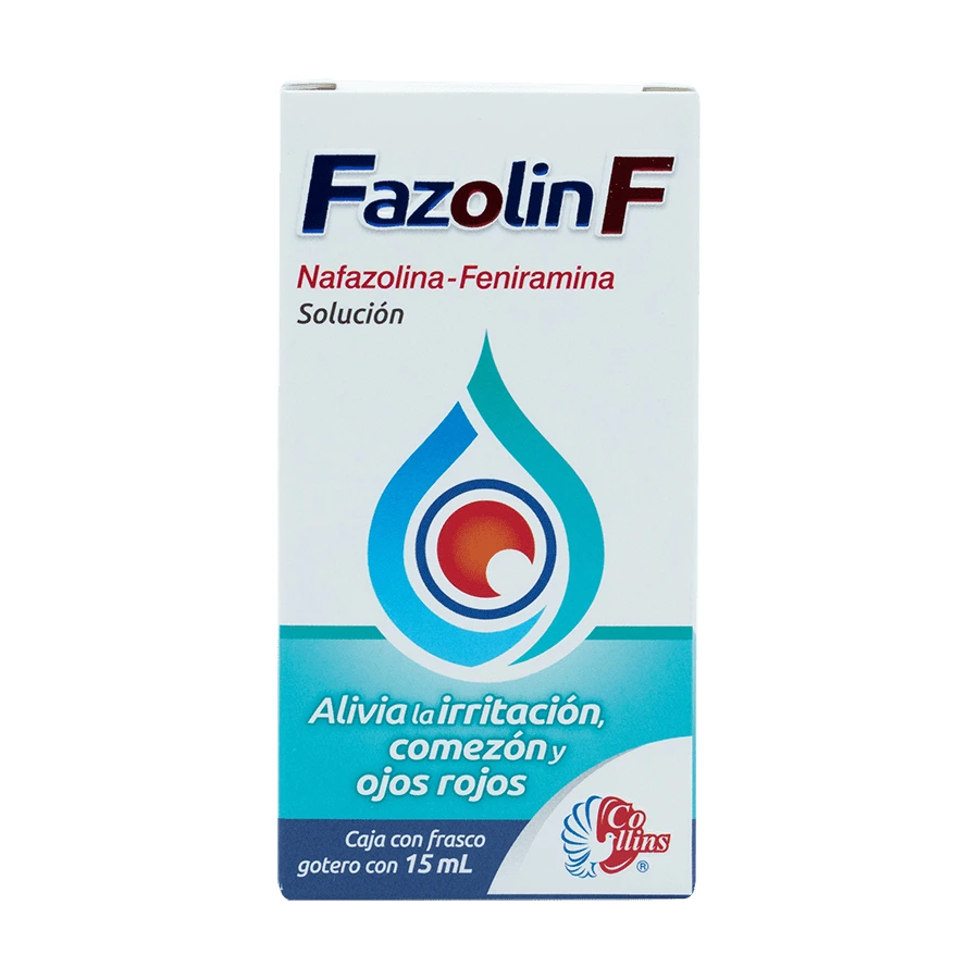 FAZOLIN F feniramina nafazolina 15ML gotas