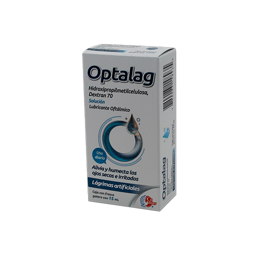 OPTALAG GOTAS OFTALMICAS HIDROXIPROPILMETILCELULOSA,DEXTRAN 70