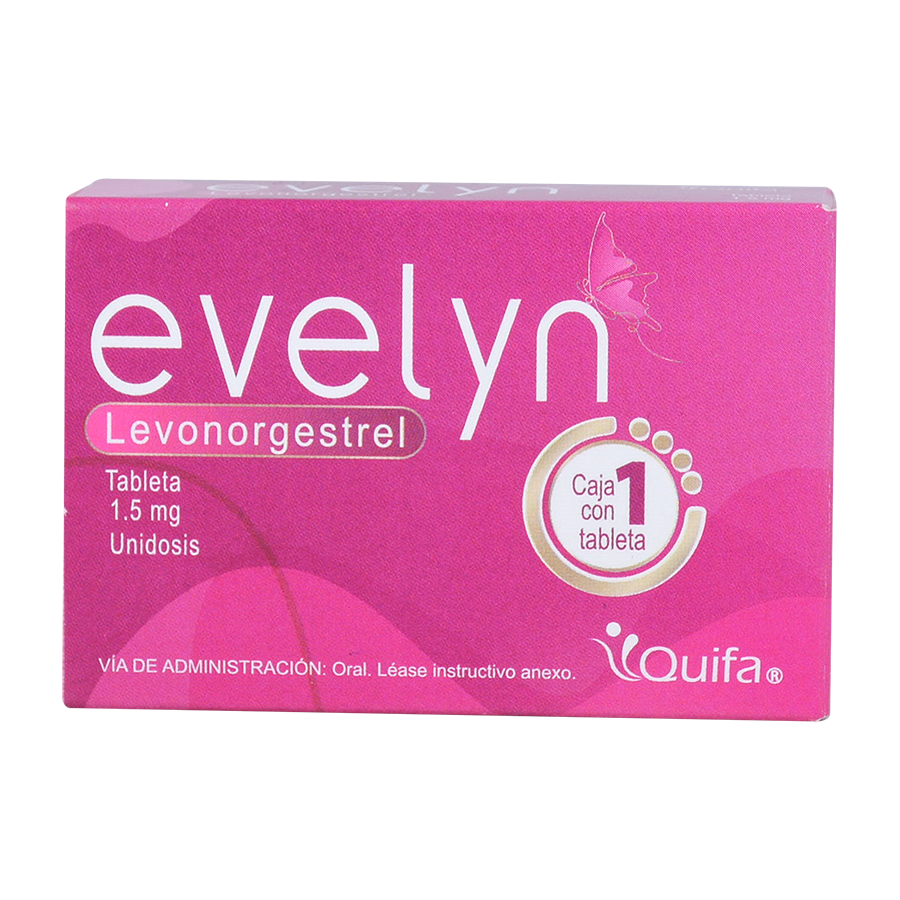 EVELYN (LEVONORGESTREL 1.5MG) 1TAB