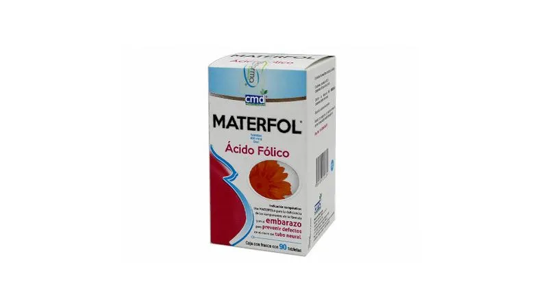 MATERFOL (ACIDO FOLICO 400MCG) 90TABS