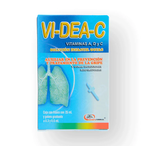 VIDEA C GOTAS (VITAMINAS ACD2)25ML SOLUCION