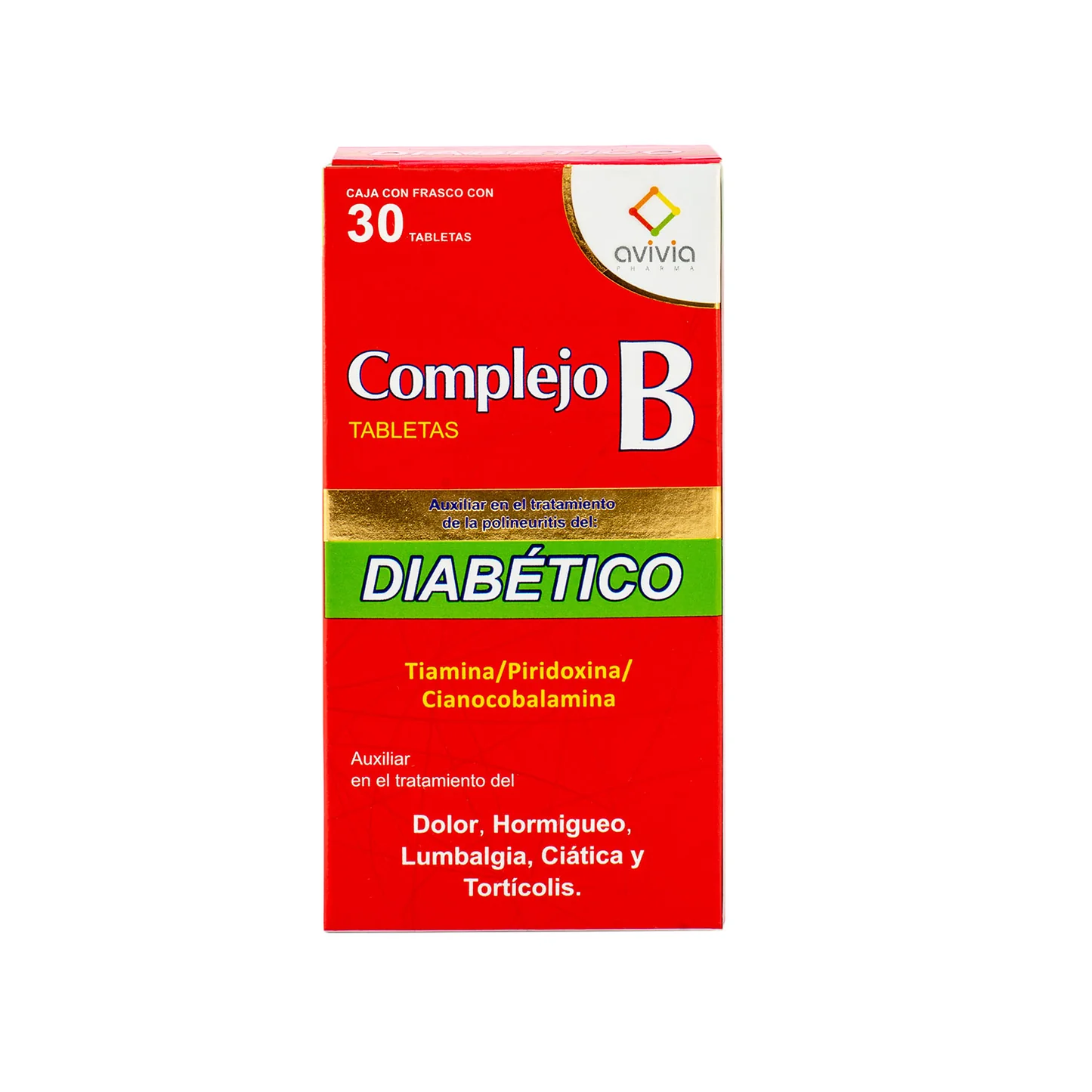 COMPLEJO B DIABETICO 30 TABS
