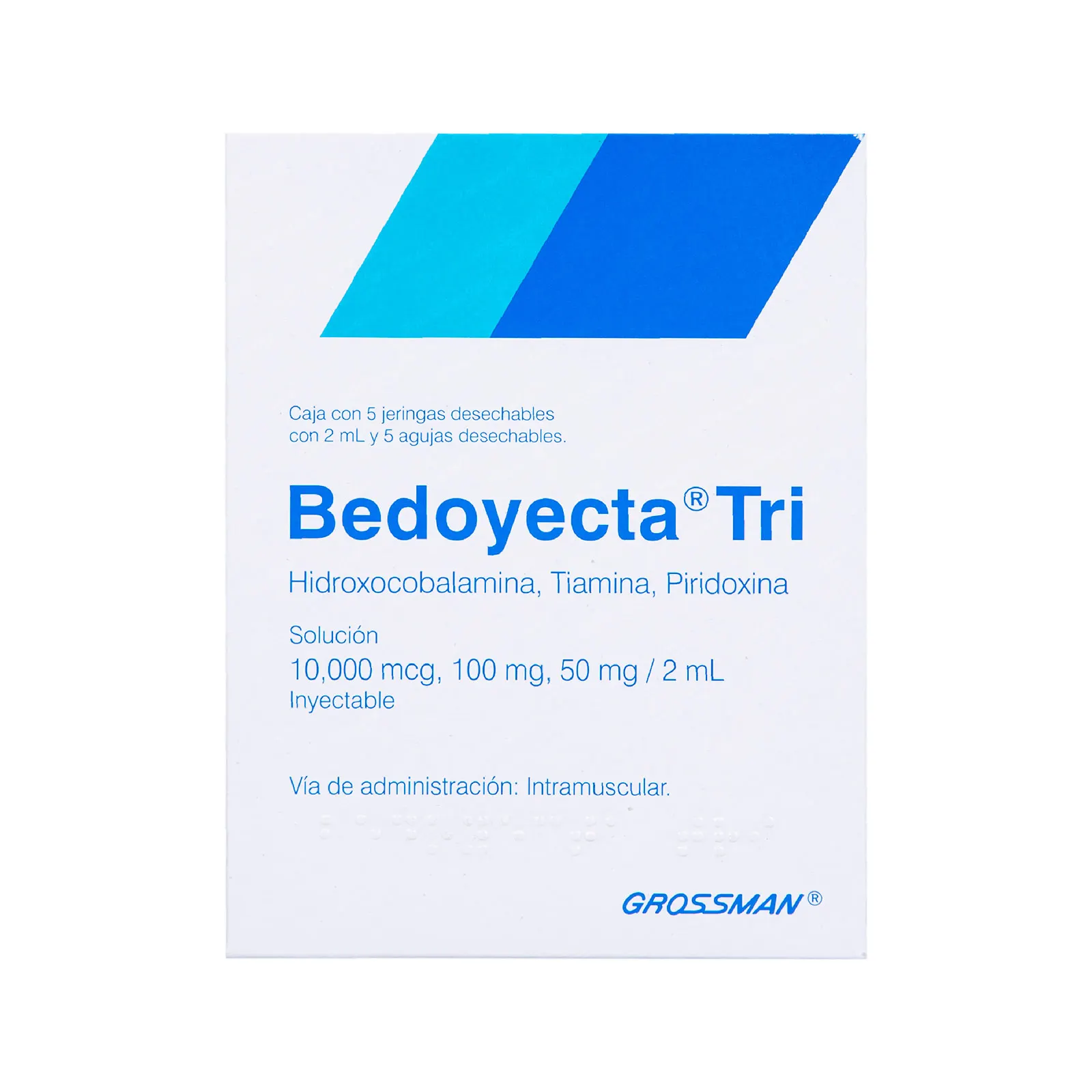 BEDOYECTA TRI 5JER SOLUCION INYECTABLE