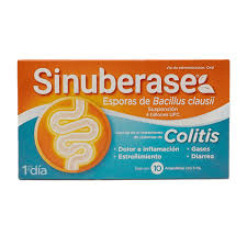 ESPORAS BACILLUS CLAUSII 4 BILLONES 10 AMPOLLETAS SINUBERASE