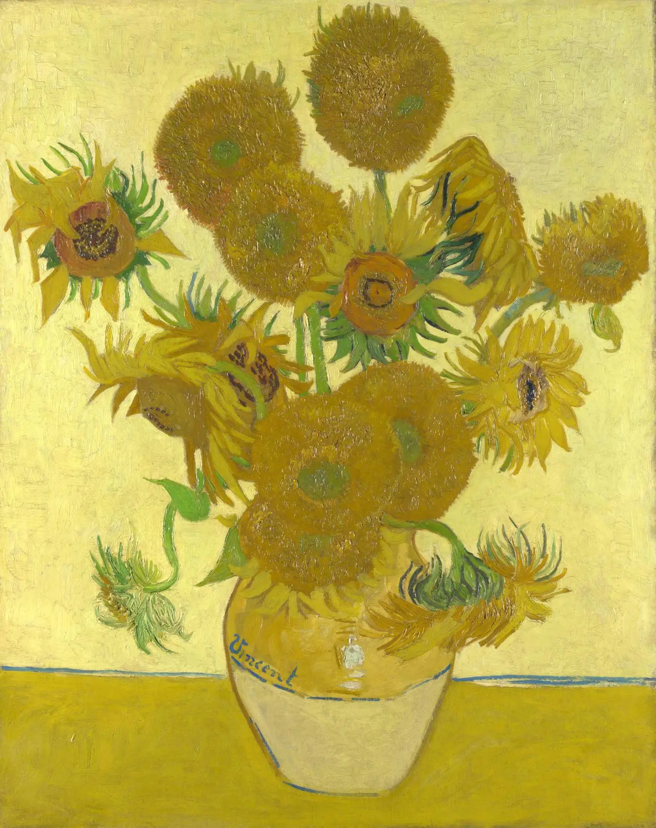 Vincent van Gogh „Saulėgrąžos“ („Sunflowers“) – reprodukcija ant drobės