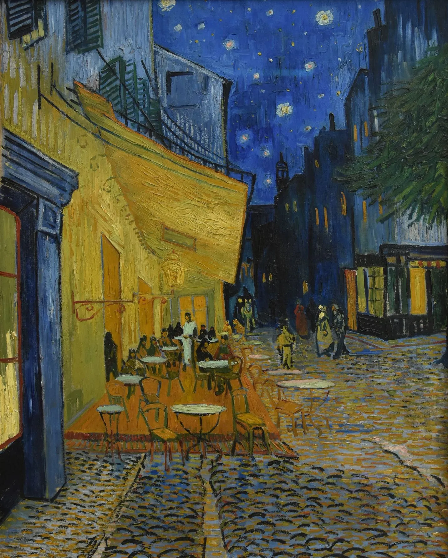 Vincent van Gogh „Kavinės terasa naktį“ („Café Terrace at Night“) – reprodukcija ant drobės