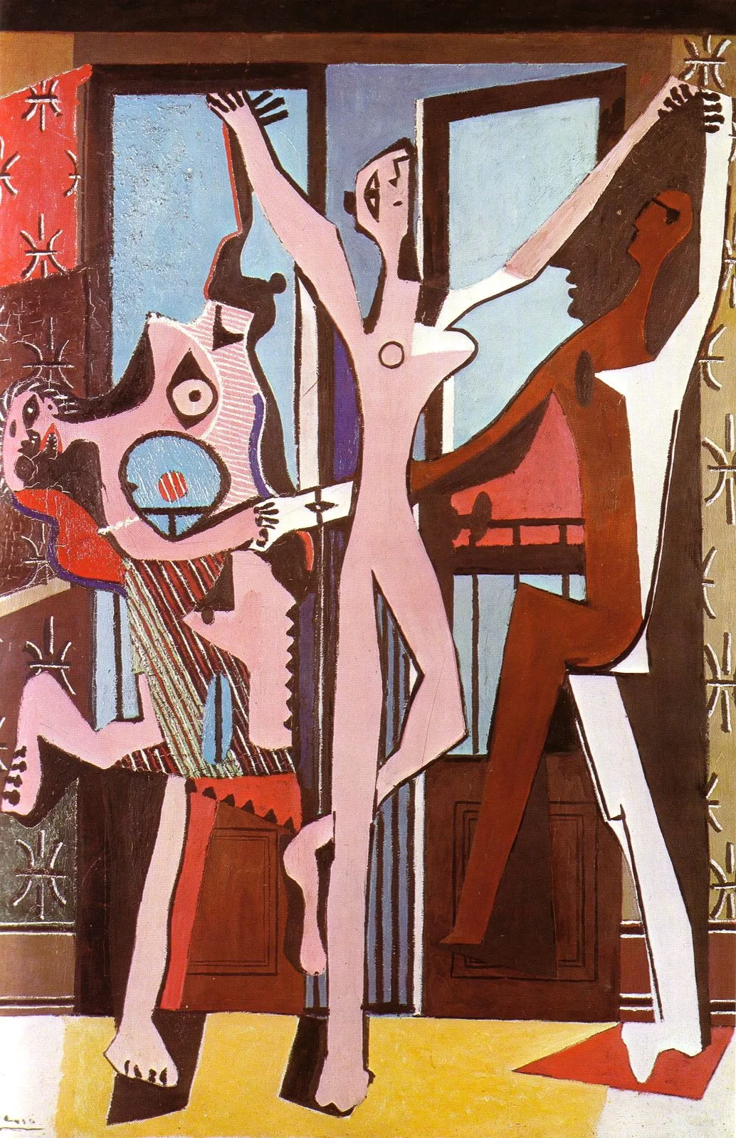 Pablo Picasso „Trys šokėjos“ („Three Dancers“) – reprodukcija ant drobės
