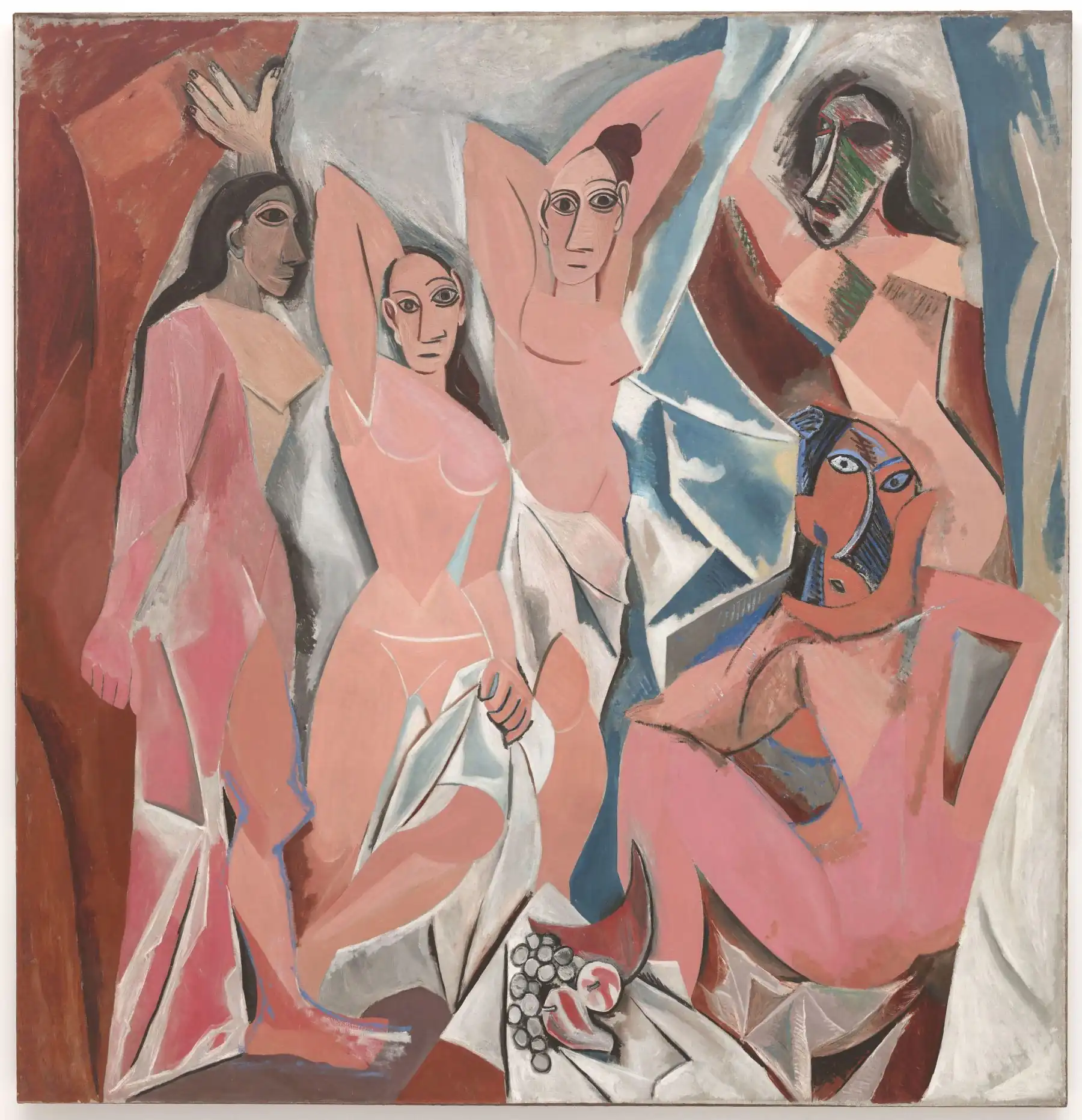 Pablo Picasso „Les Demoiselles d'Avignon“ – reprodukcija ant drobės