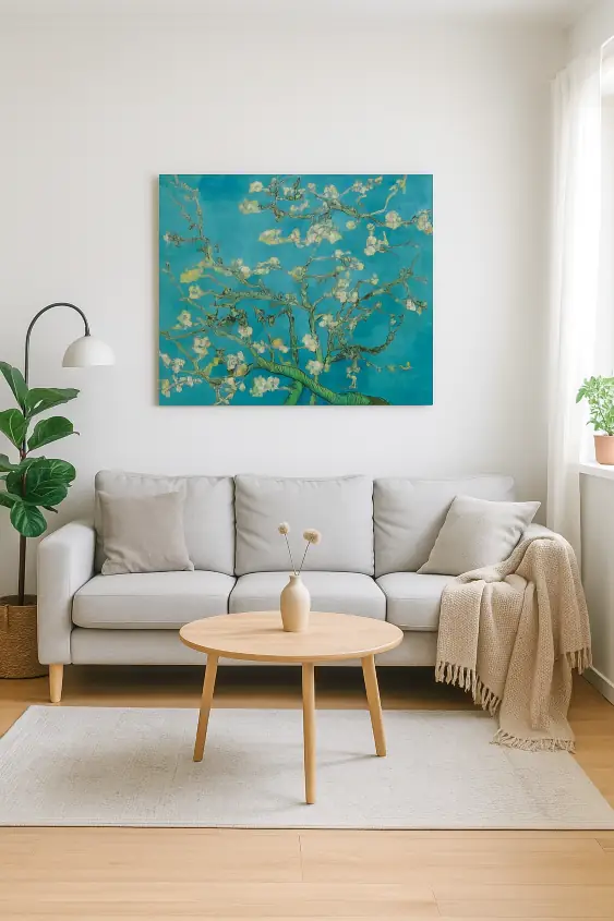 Van Gogh „Migdolų žiedai“ („Almond Blossom“) – reprodukcija ant drobės