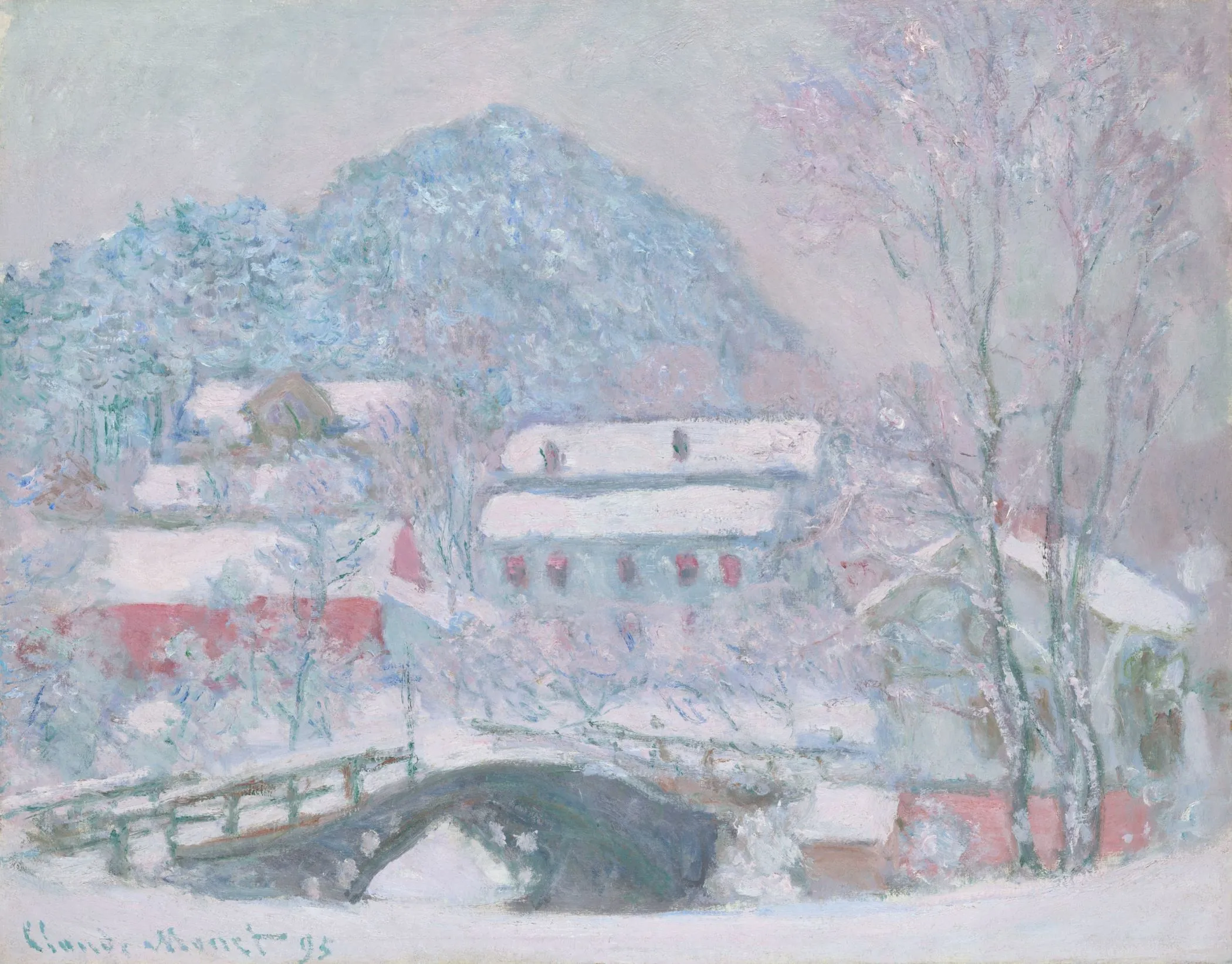 Claude Monet „Sandvika, Norway“ – paveikslo reprodukcija ant drobės