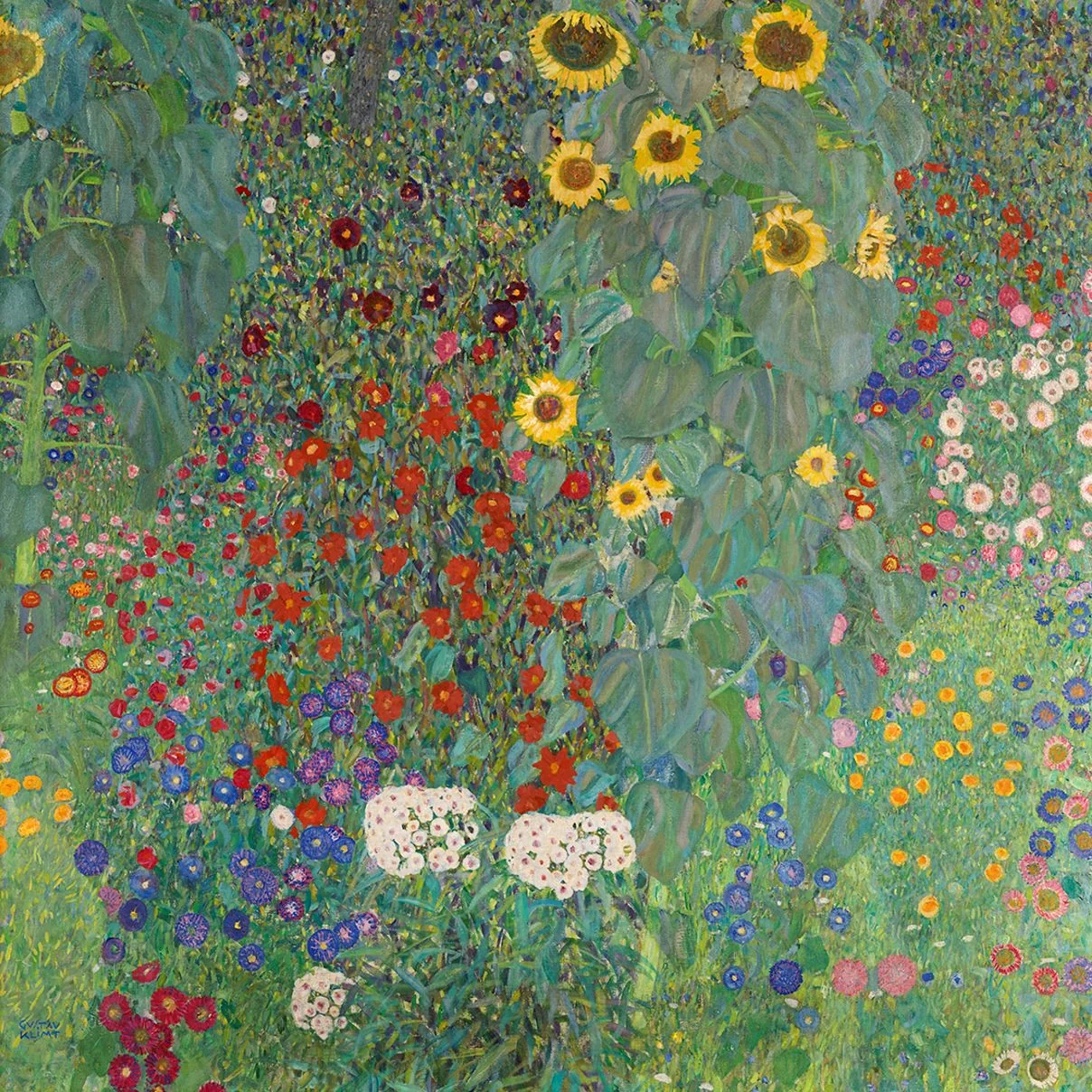 Gustav Klimt „The Garden“ – paveikslas ant drobės