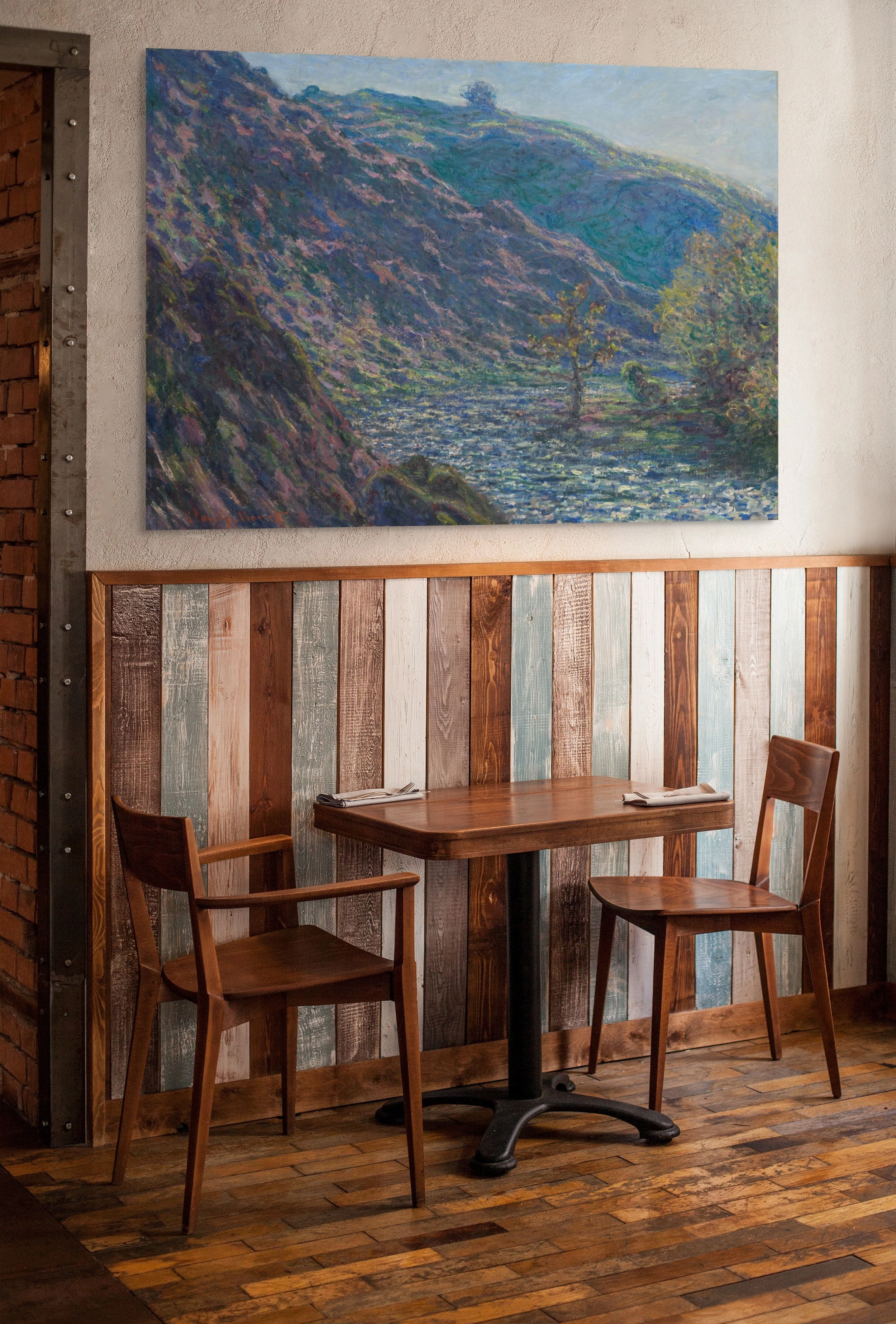 Claude Monet „The Petite Creuse River“ – paveikslo reprodukcija ant drobės