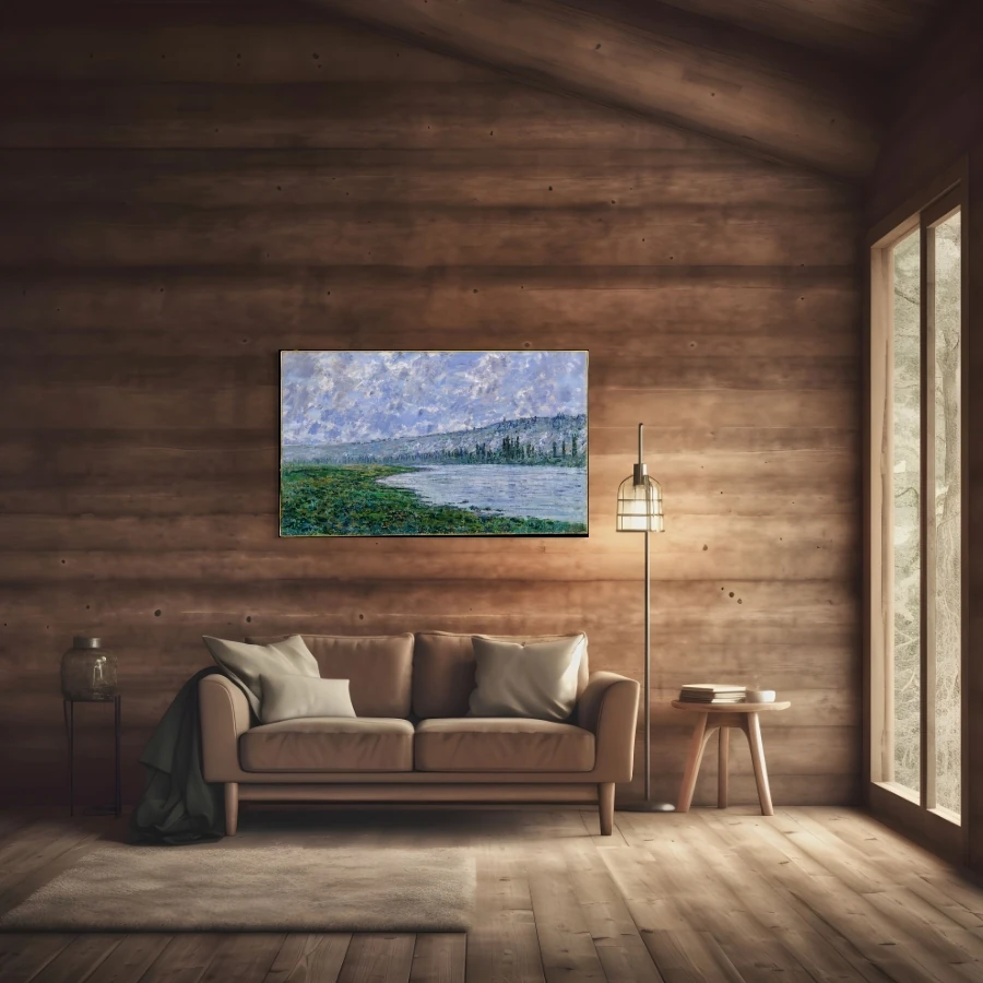 Claude Monet „The Seine at Vétheuil“ – paveikslas ant drobės