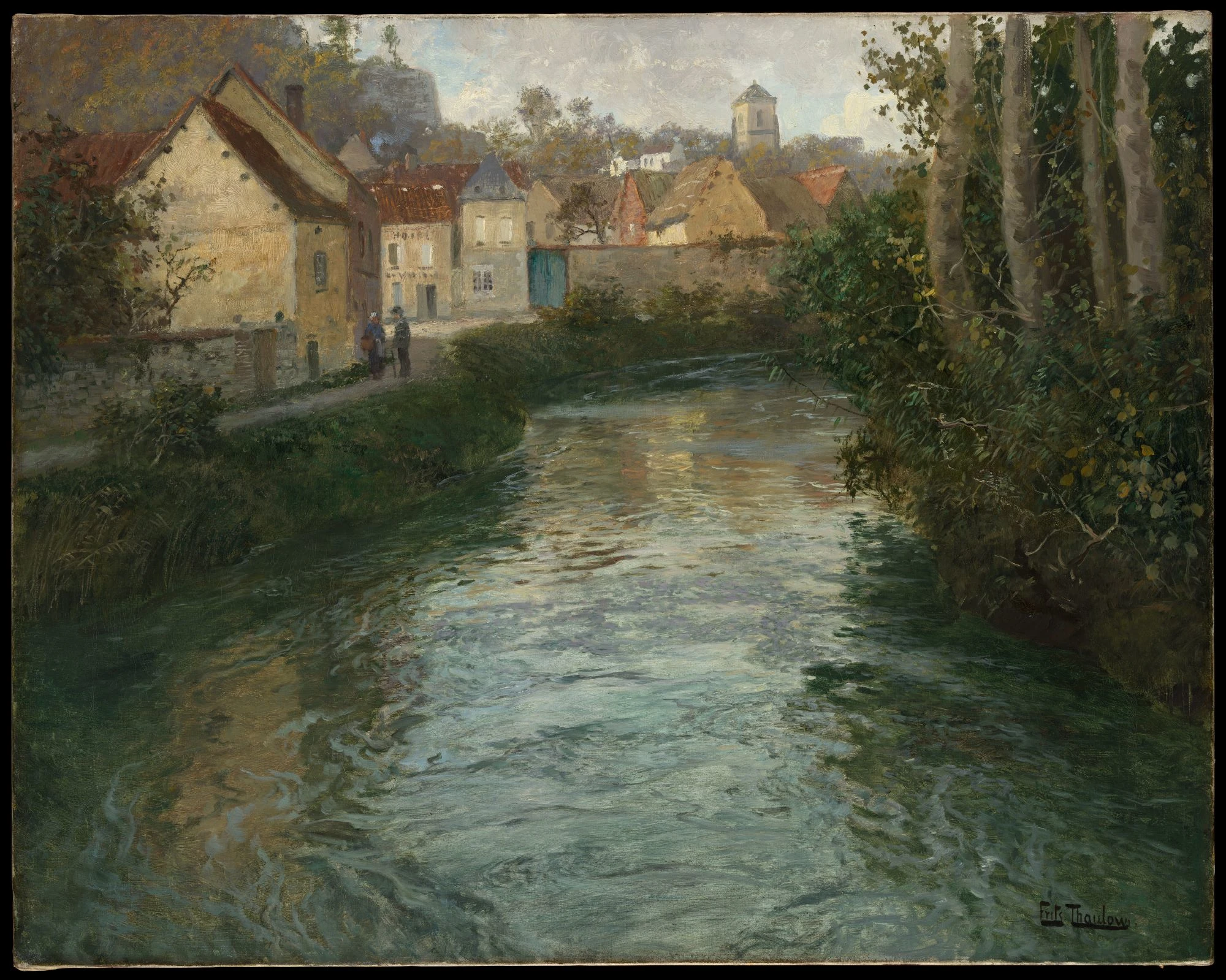 Frits Thaulow „Picquigny“ – reprodukcija ant drobės