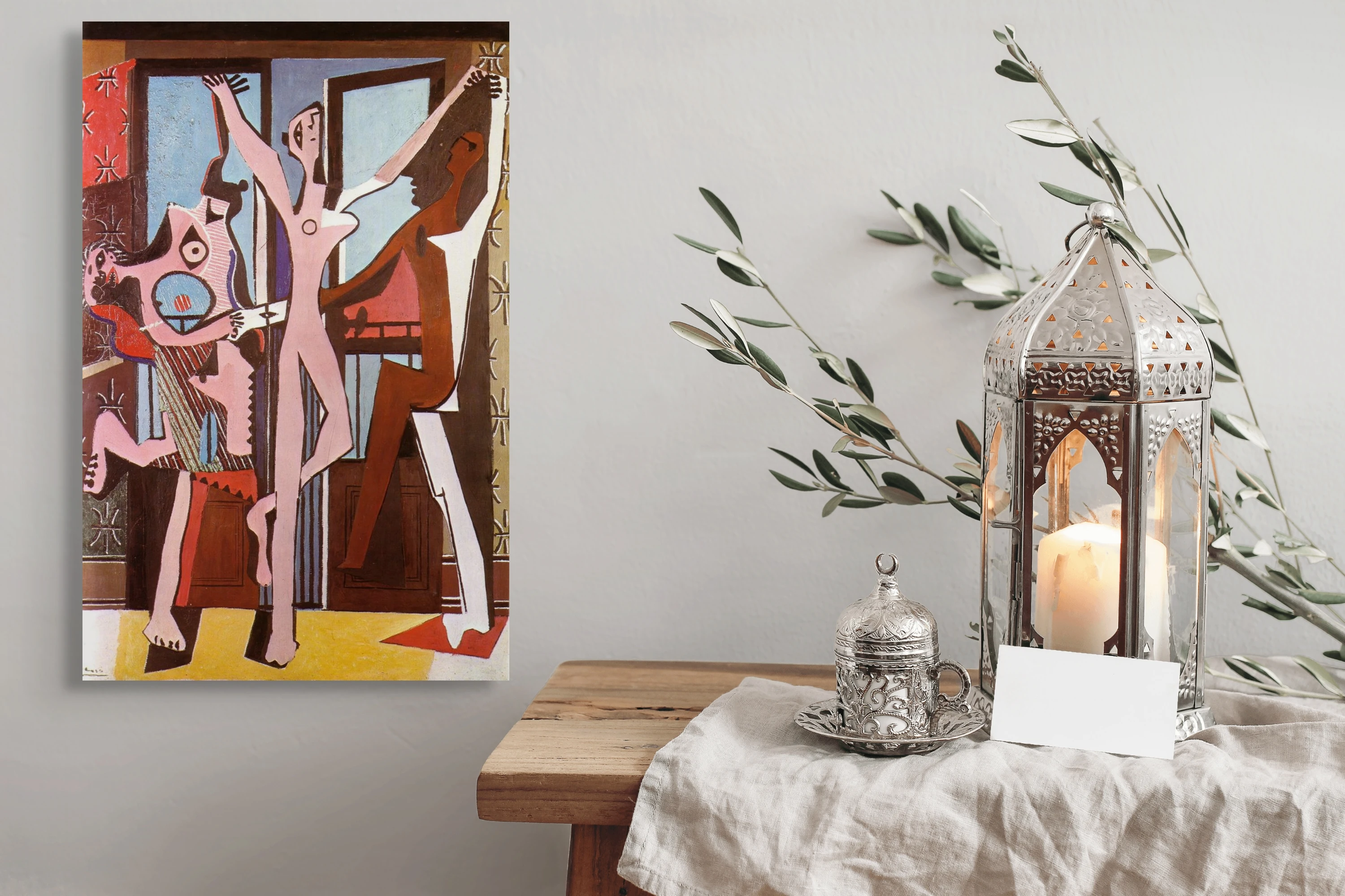 Pablo Picasso „Trys šokėjos“ („Three Dancers“) – reprodukcija ant drobės