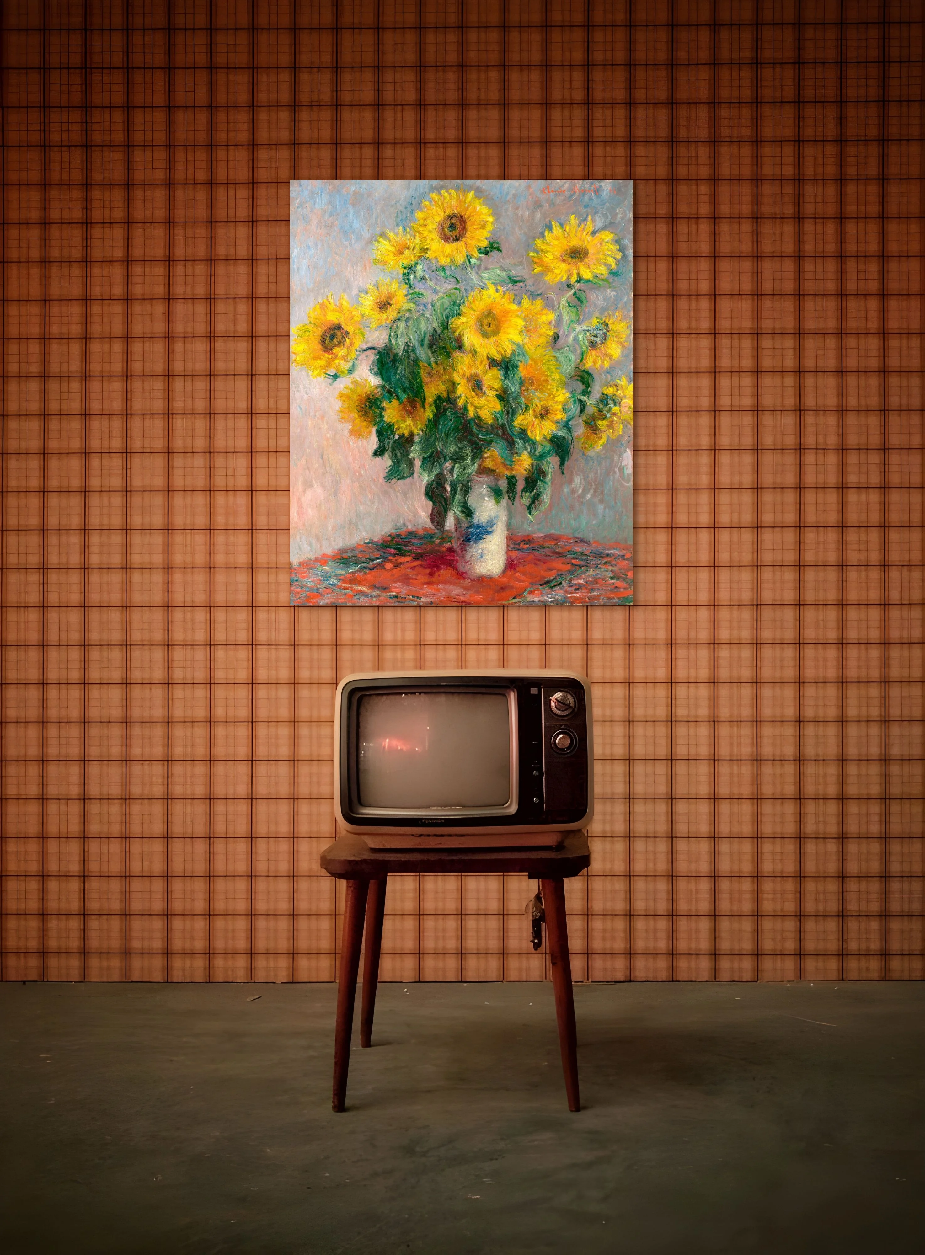 Claude Monet „Bouquet of Sunflowers“ – gėlėtas paveikslas ant drobės