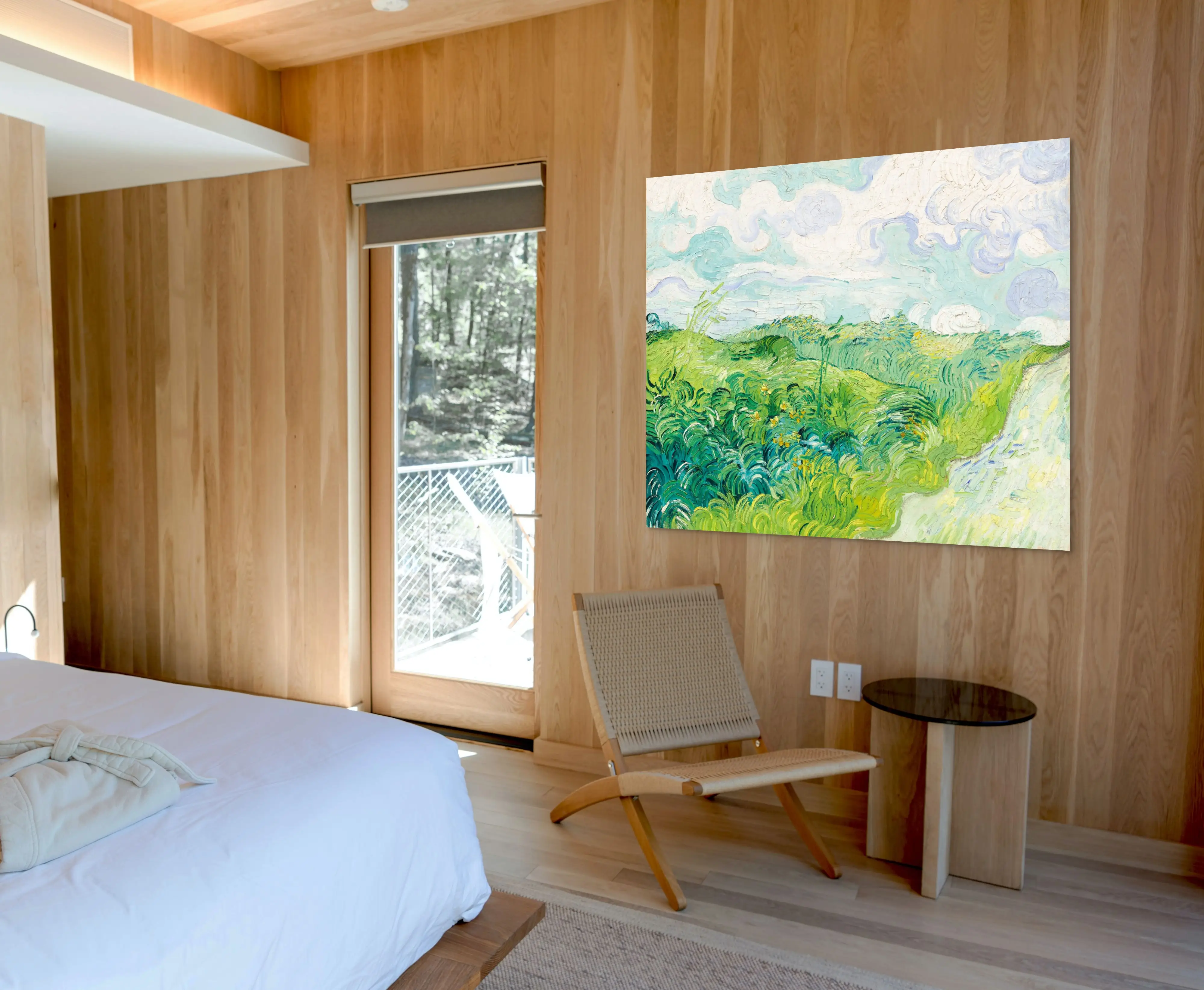 Van Gogh „Green Wheat Fields, Auvers“ – paveikslas ant drobės