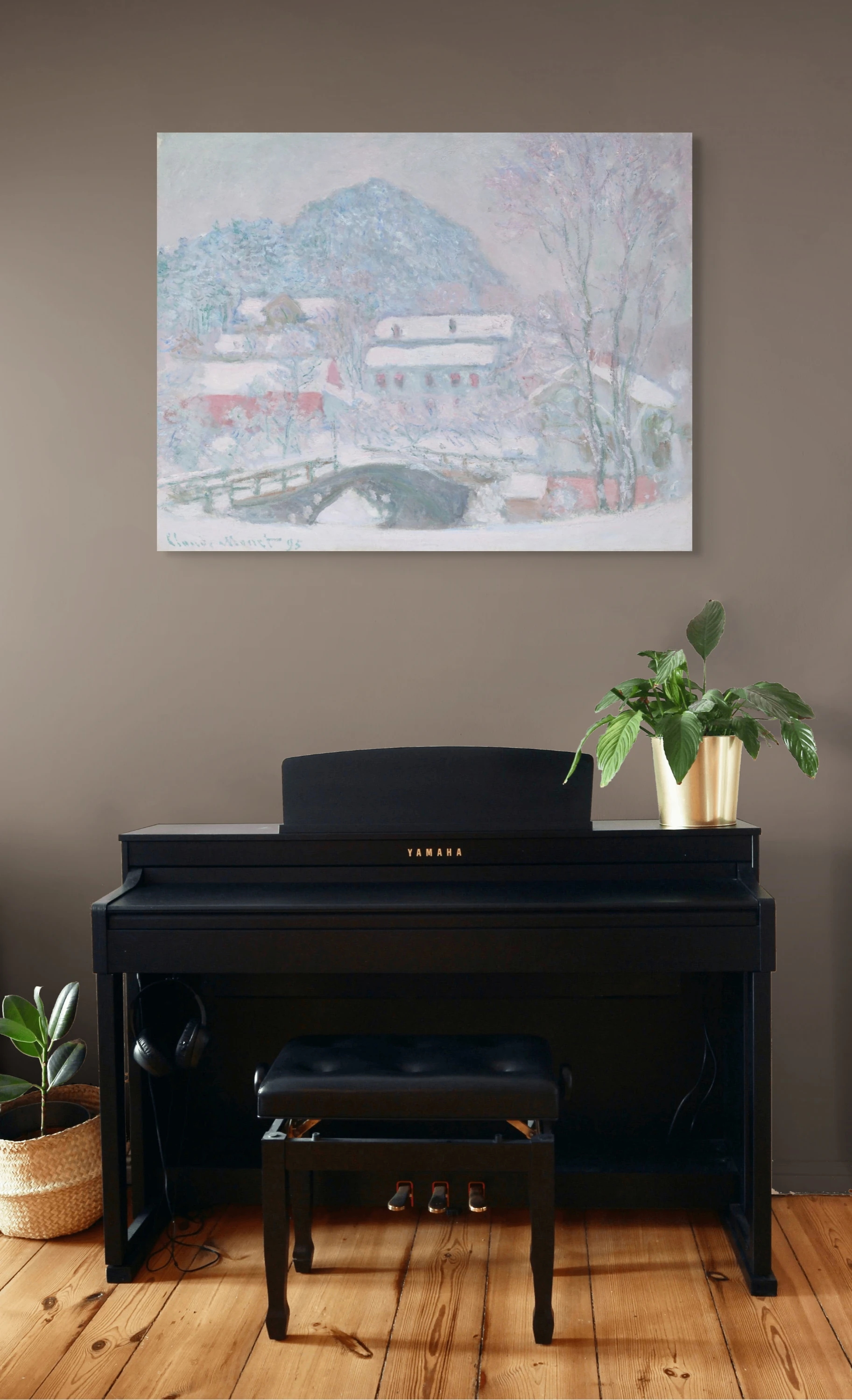 Claude Monet „Sandvika, Norway“ – paveikslo reprodukcija ant drobės