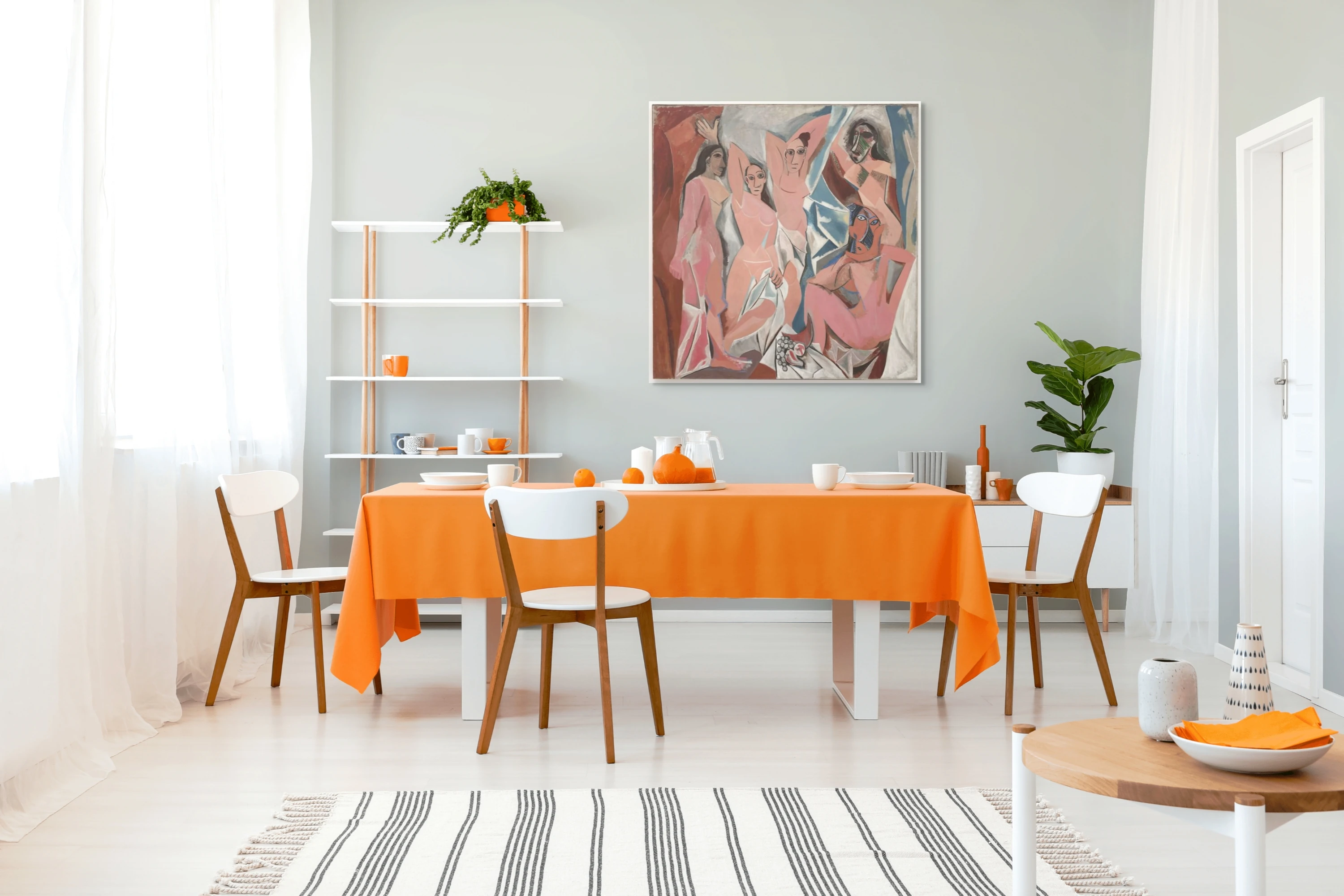 Pablo Picasso „Les Demoiselles d'Avignon“ – reprodukcija ant drobės