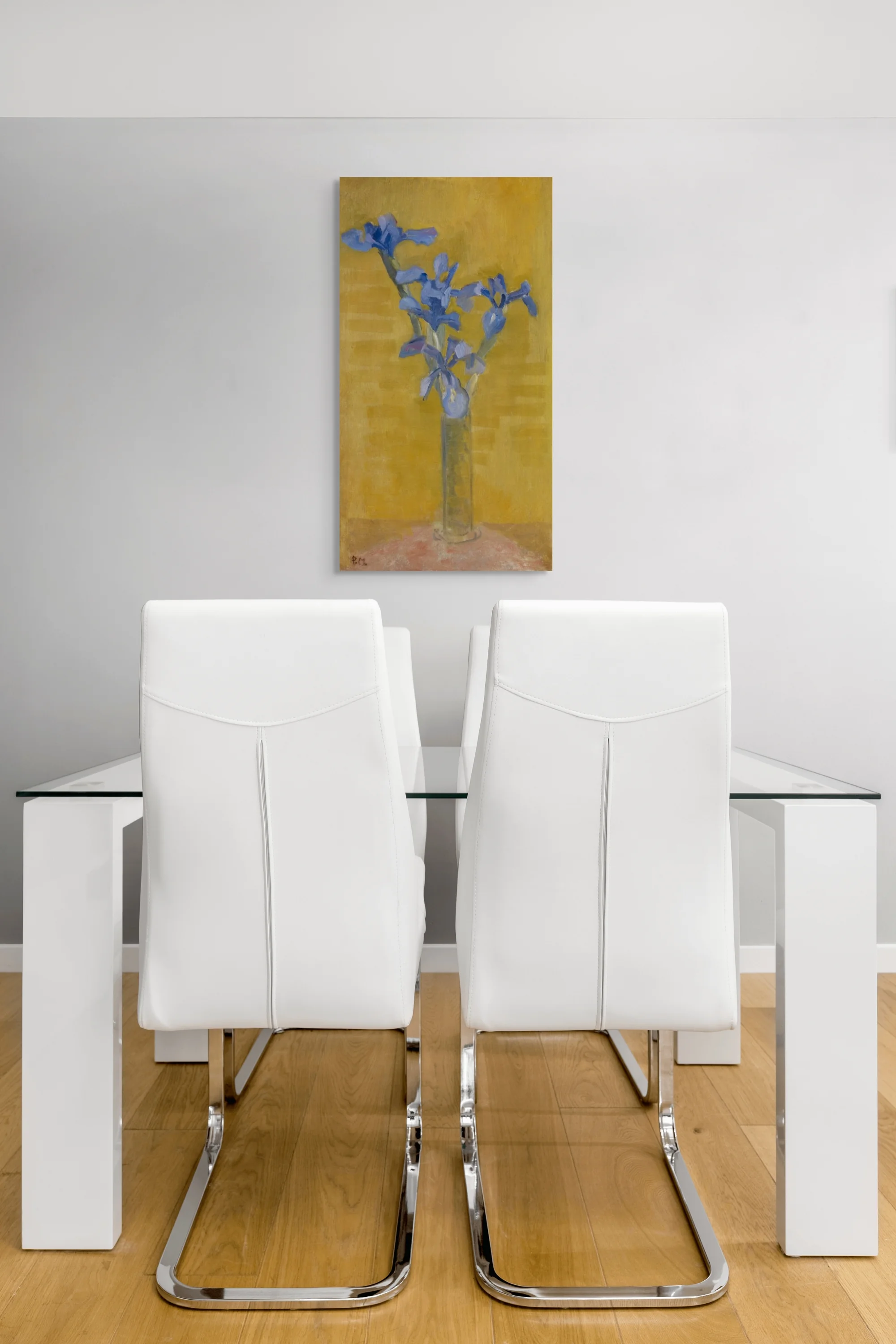 Piet Mondrian „Irises“ – paveikslas ant drobės