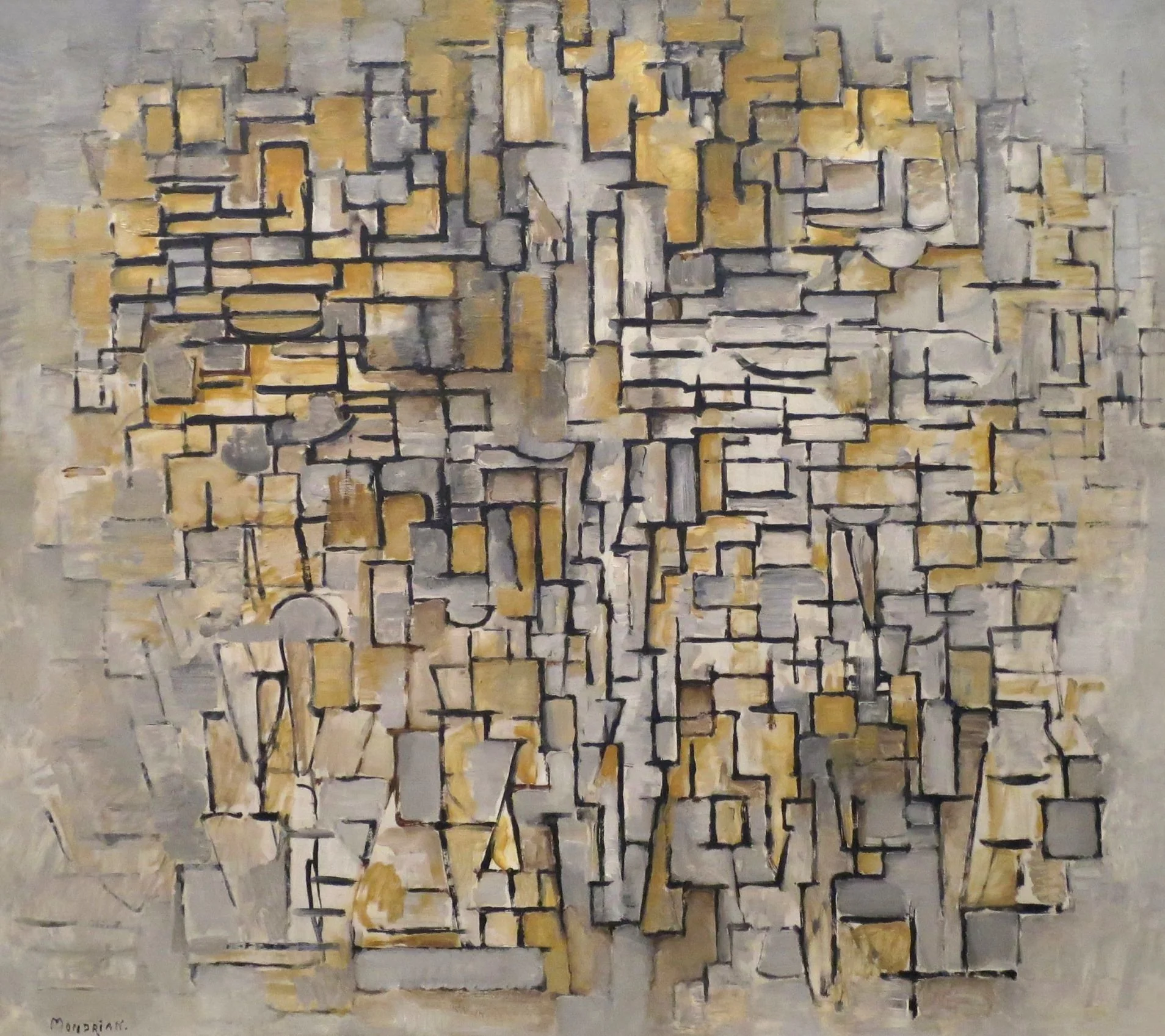 Piet Mondrian „Tableau No. 1“ – paveikslas ant drobės