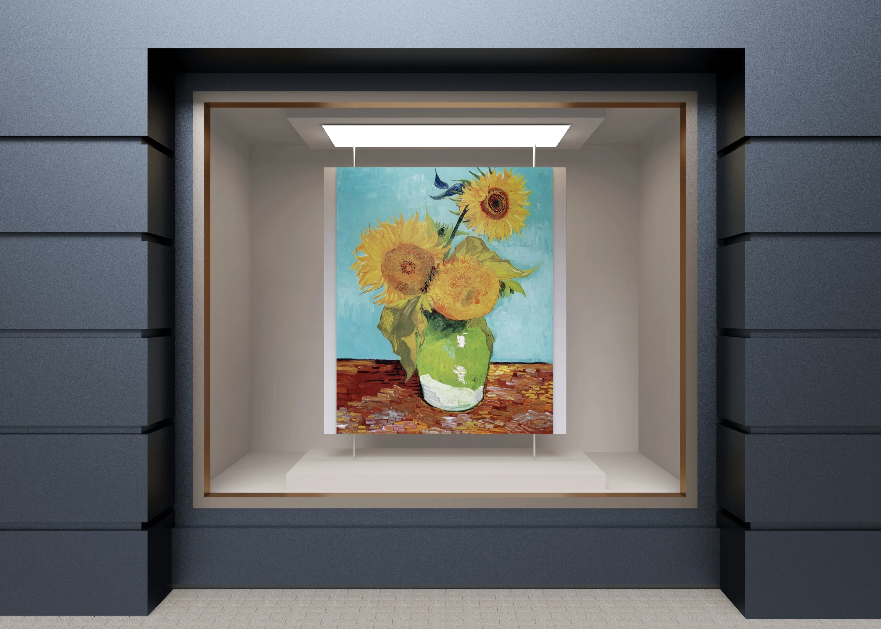 Vincent van Gogh „Vase with a Sunflower“ – paveikslas ant drobės