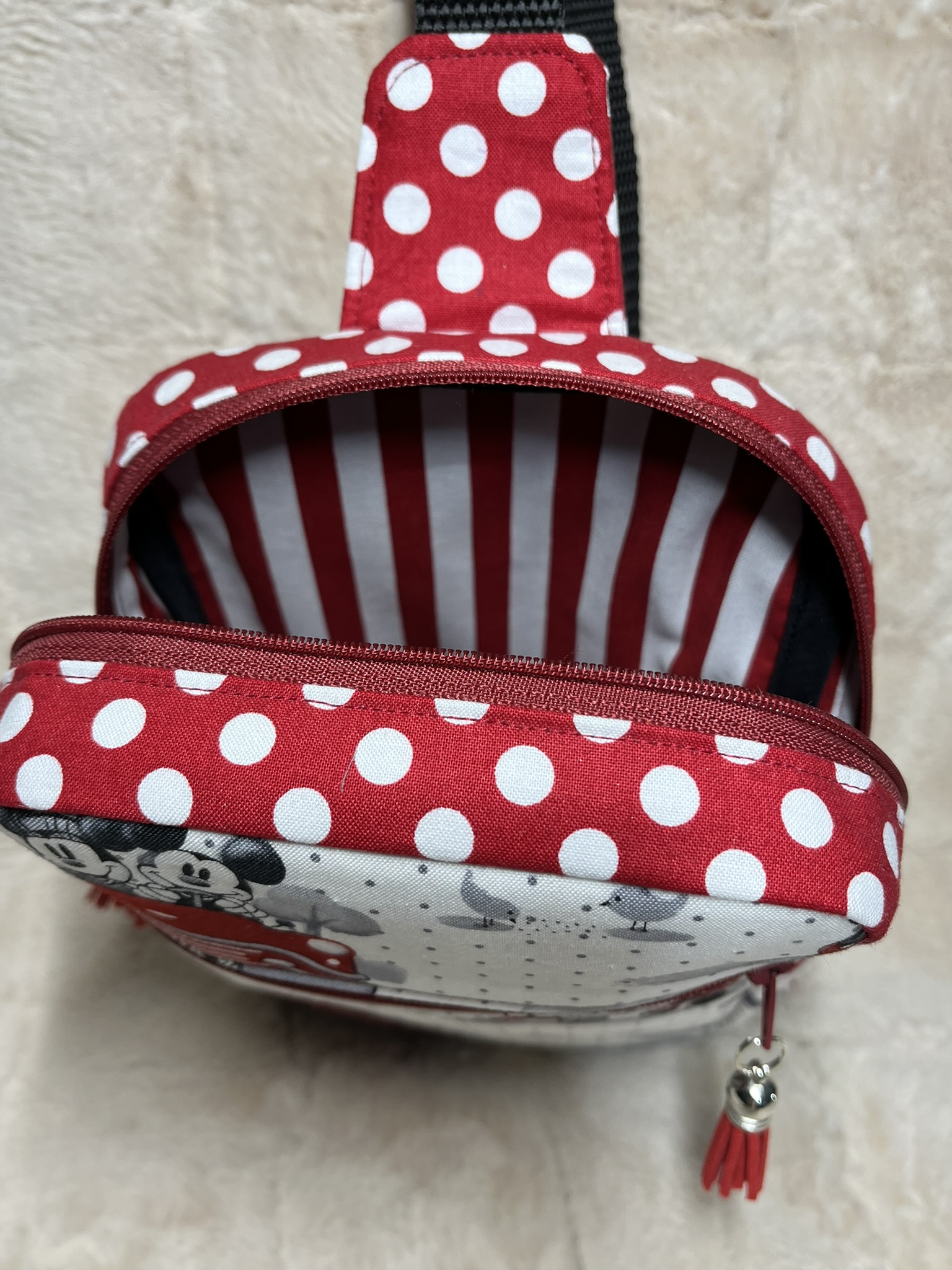 Mini Sling Bag - 'Mickey & Minnie in Paris'