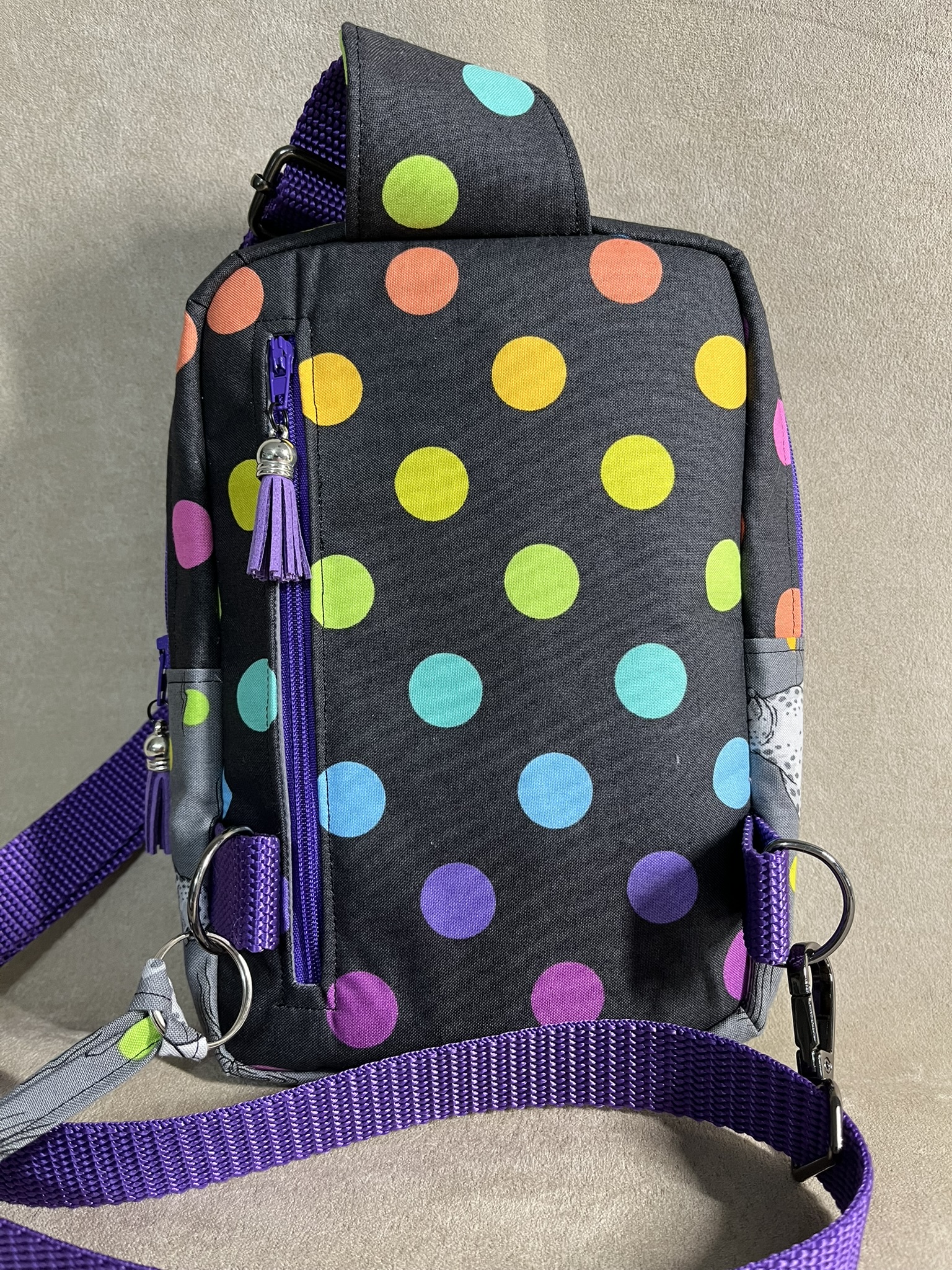 Mini Sling Bag – "Graywork" by Tula Pink
