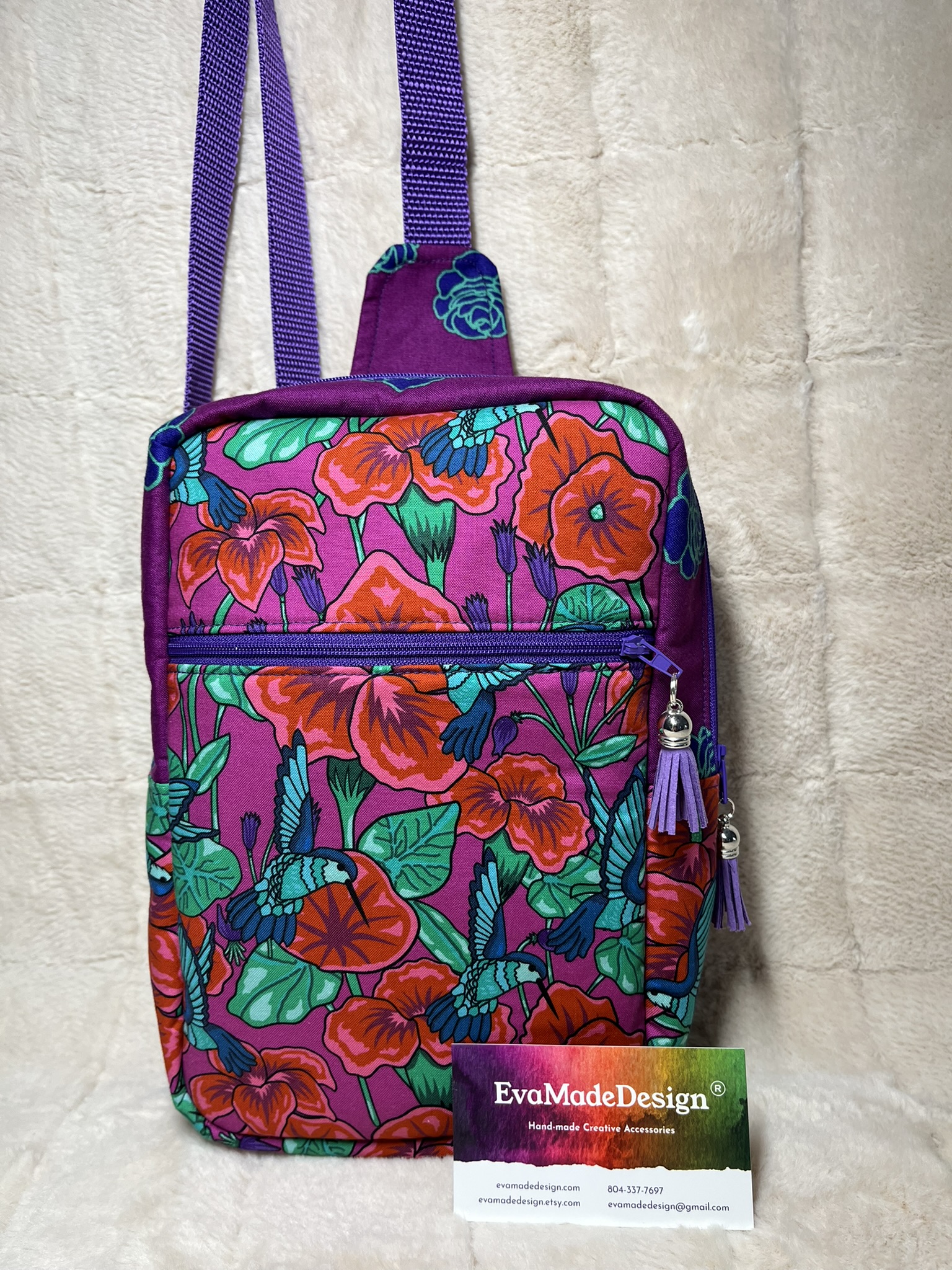 Mini Sling Bag - 'Hummingbird'