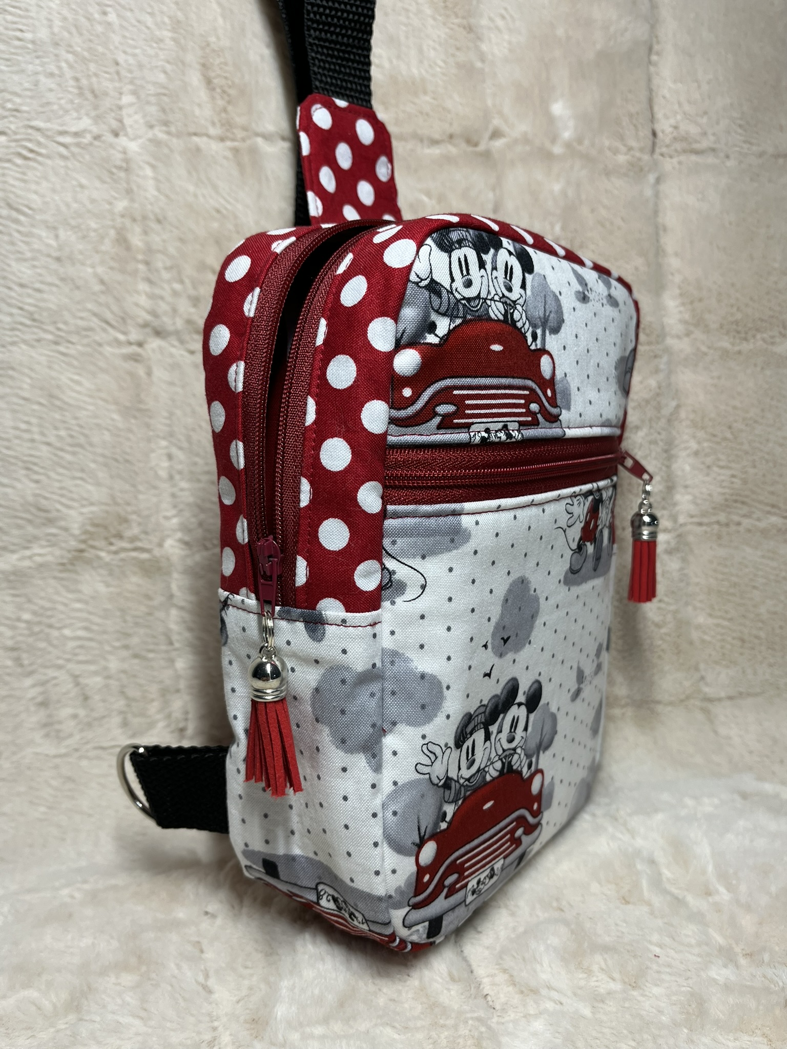 Mini Sling Bag - 'Mickey & Minnie in Paris'