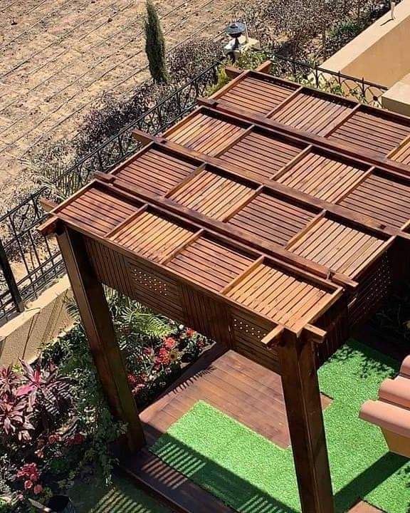 Outdoor Wooden Pergola