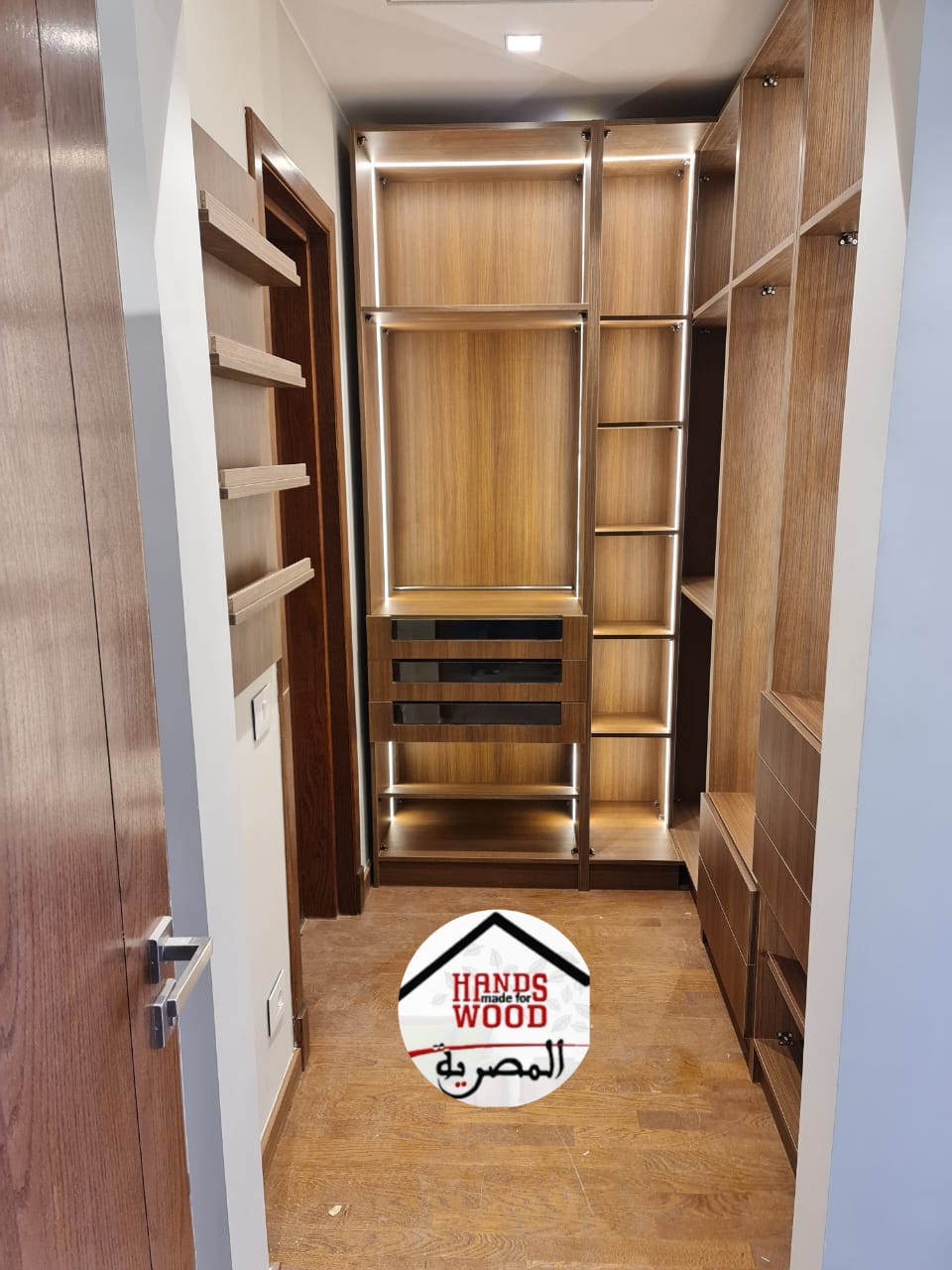 Spacious Wooden Wardrobe