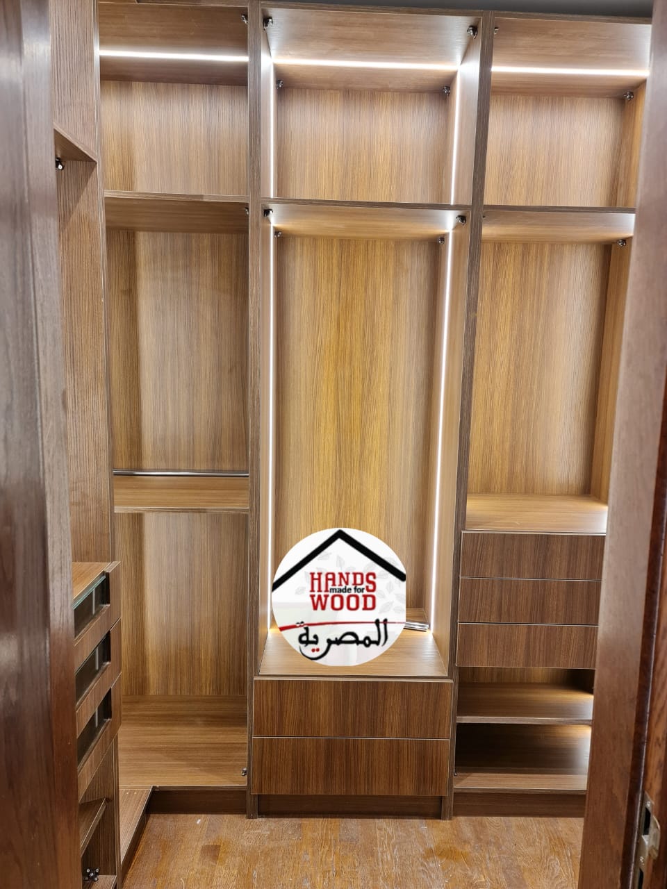Spacious Wooden Wardrobe